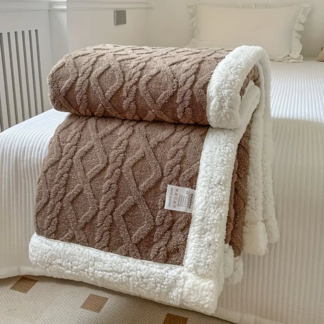 SHERPA THROW BLANKET - 50% OFF TODAY
